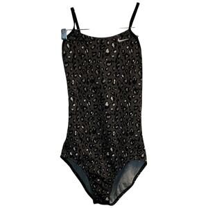 NIKE Youth Large One Piece Animal Print Swimming Suit Size Large